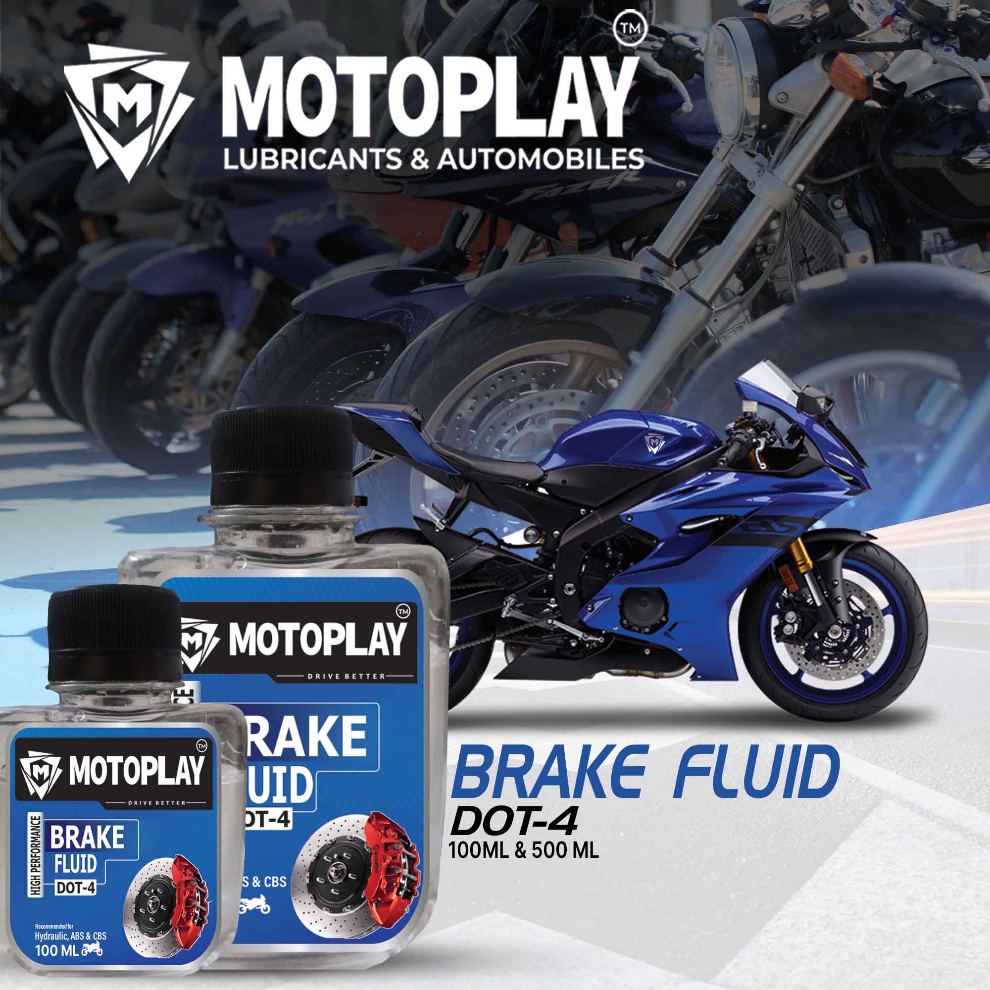 MOTOPLAY DOT-4 Brake Fluid Image